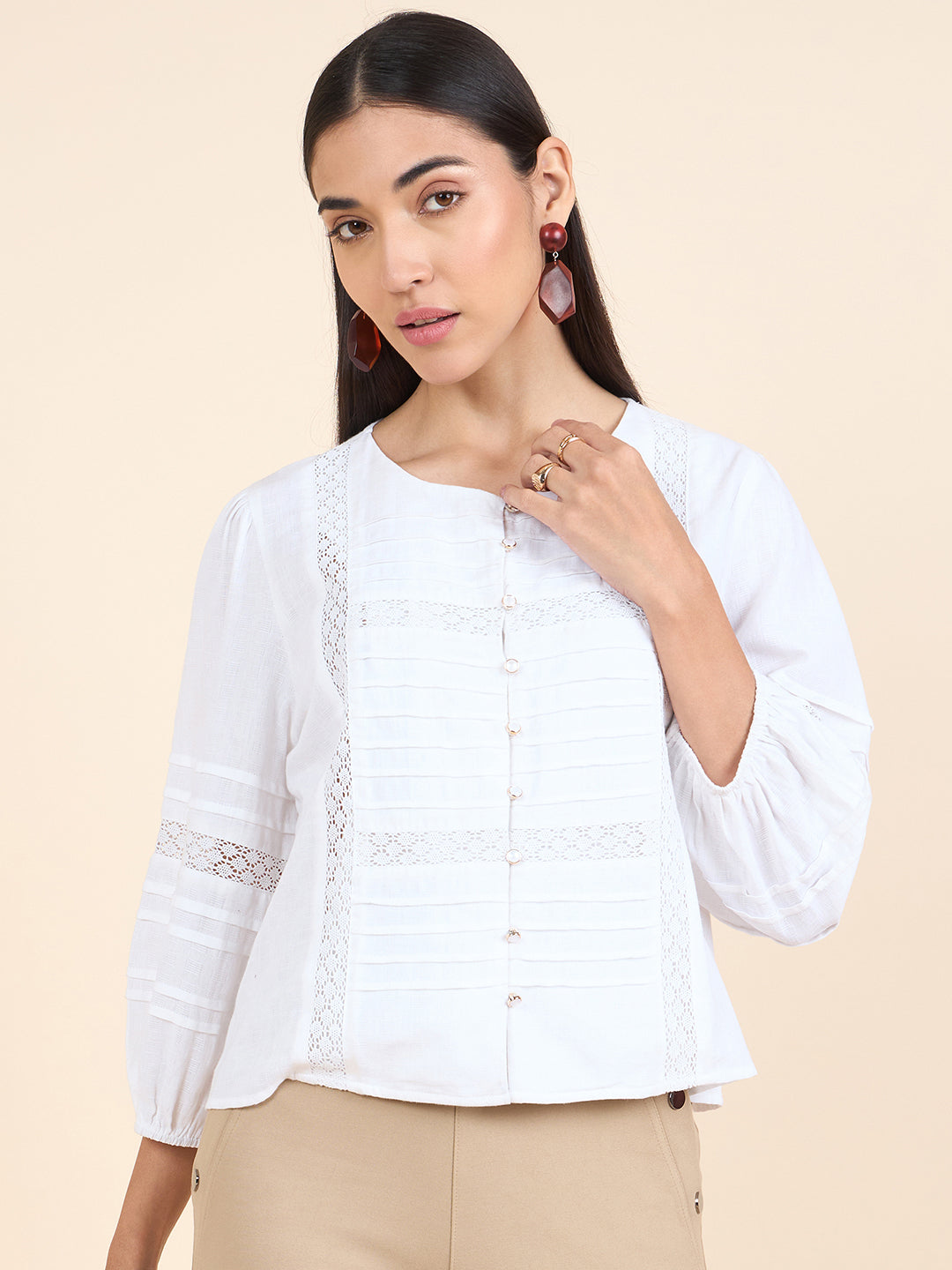 Gipsy Stylish Women Tops Summer White Collection
