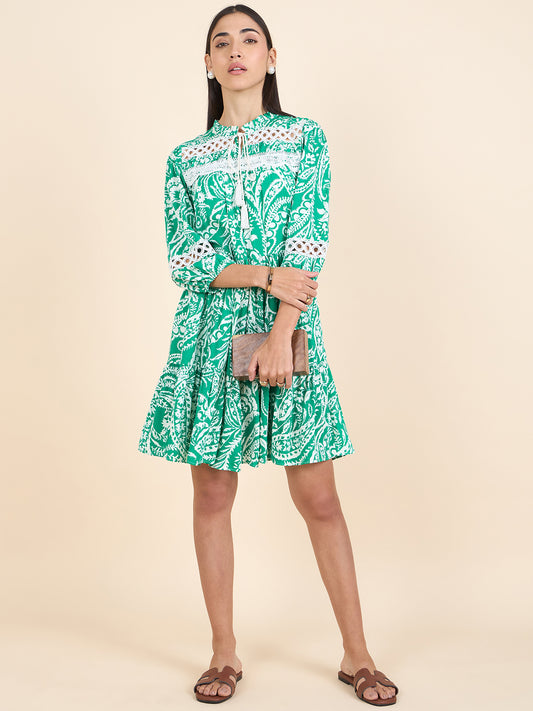 Gipsy Stylish Women Dress Summer Collection Green