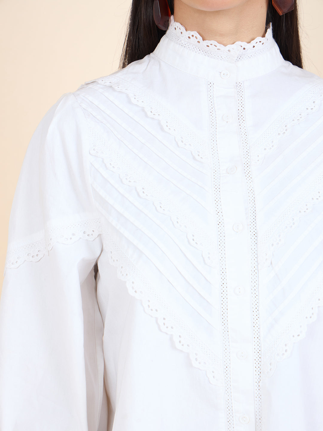 Gipsy Stylish Women Shirts Collection White