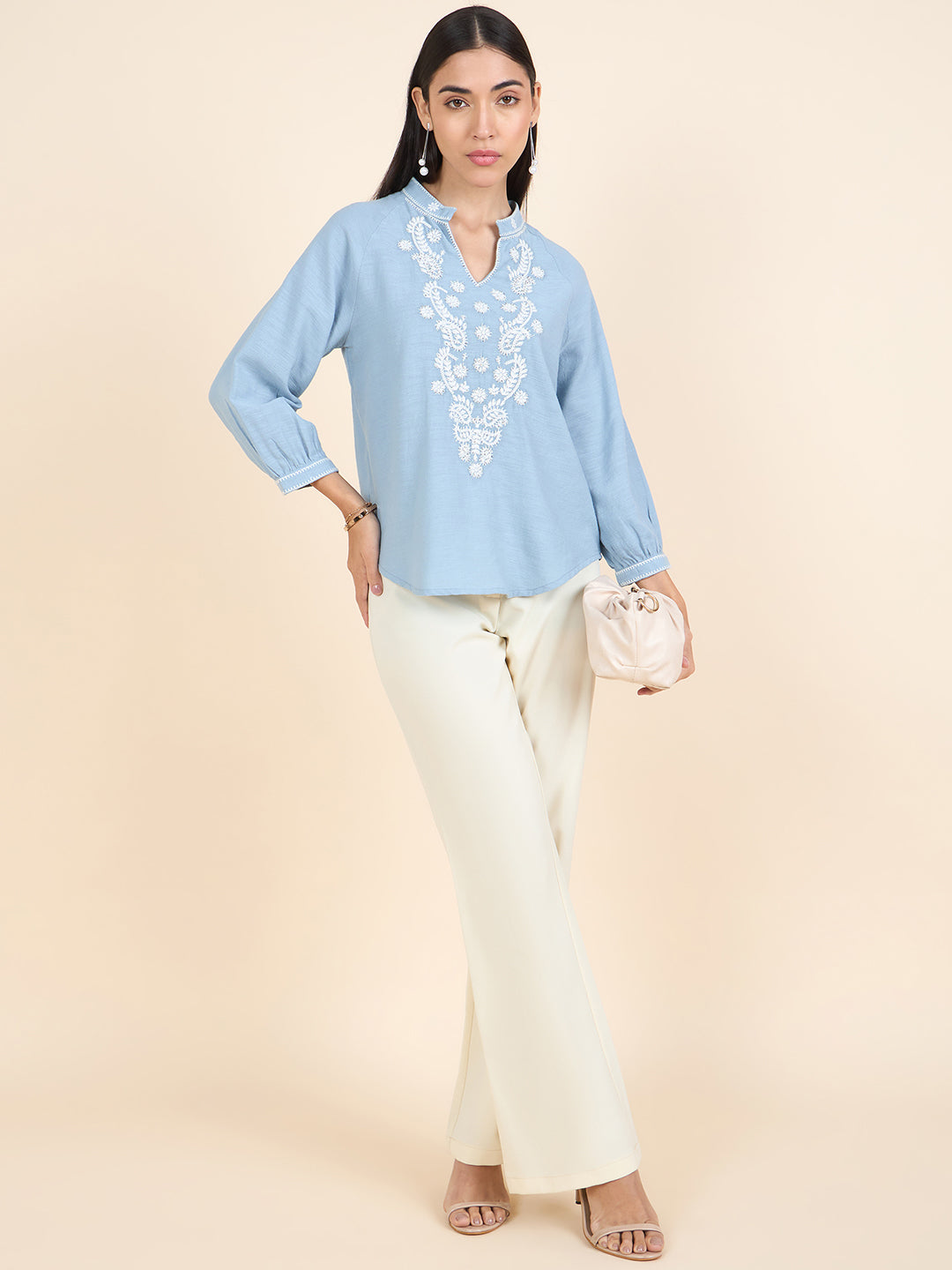 Gipsy Stylish Women Tunics Collection Sage Blue