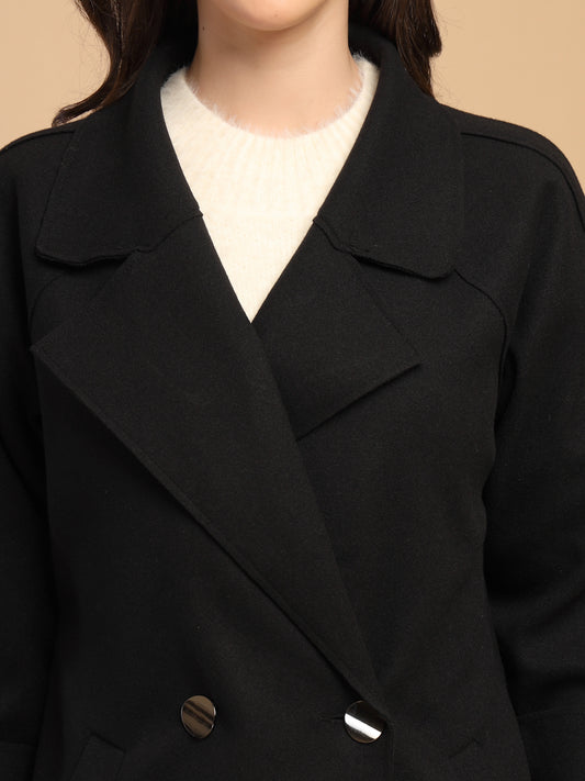 Black Coat For Gipsy Woman Stylish And Cozy Winter Collection