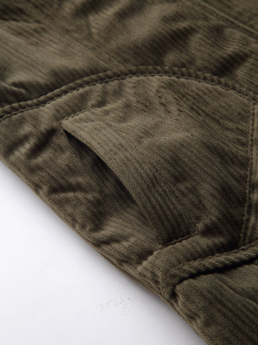 Gipsy Women Hooded Neck Regular Full Sleeves Cotton/Poly Fabric Olive Jackets
