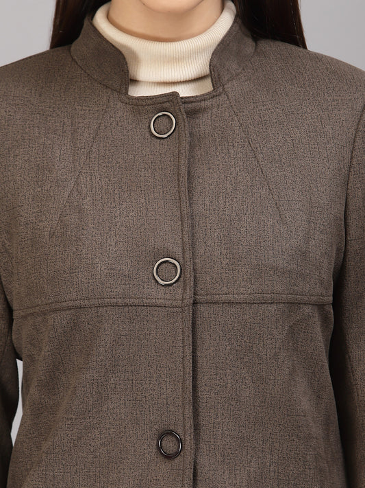 Olive Regular Fit Winter Jacket for Gipsy Women – Stylish & Cozy Winter Collection