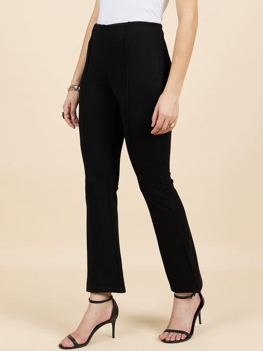 Gipsy Woman Bottom Wear Pant Regular Fit Nr Knit Black