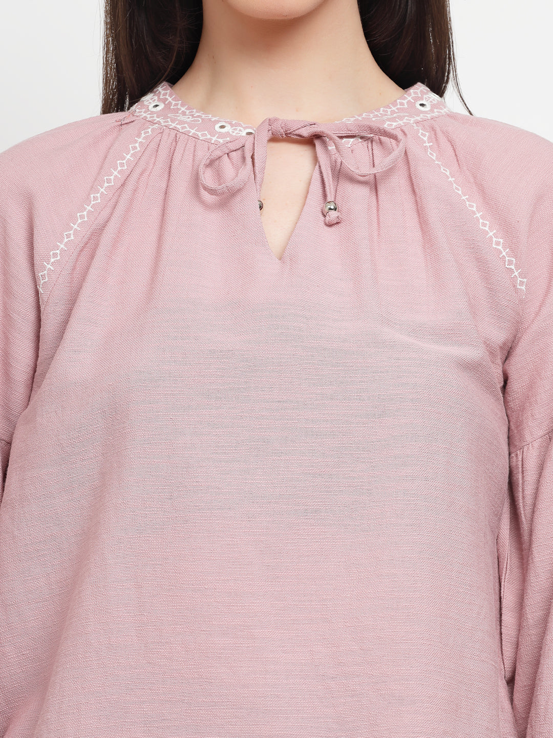Gipsy Dusky Pink Linen Tunic
