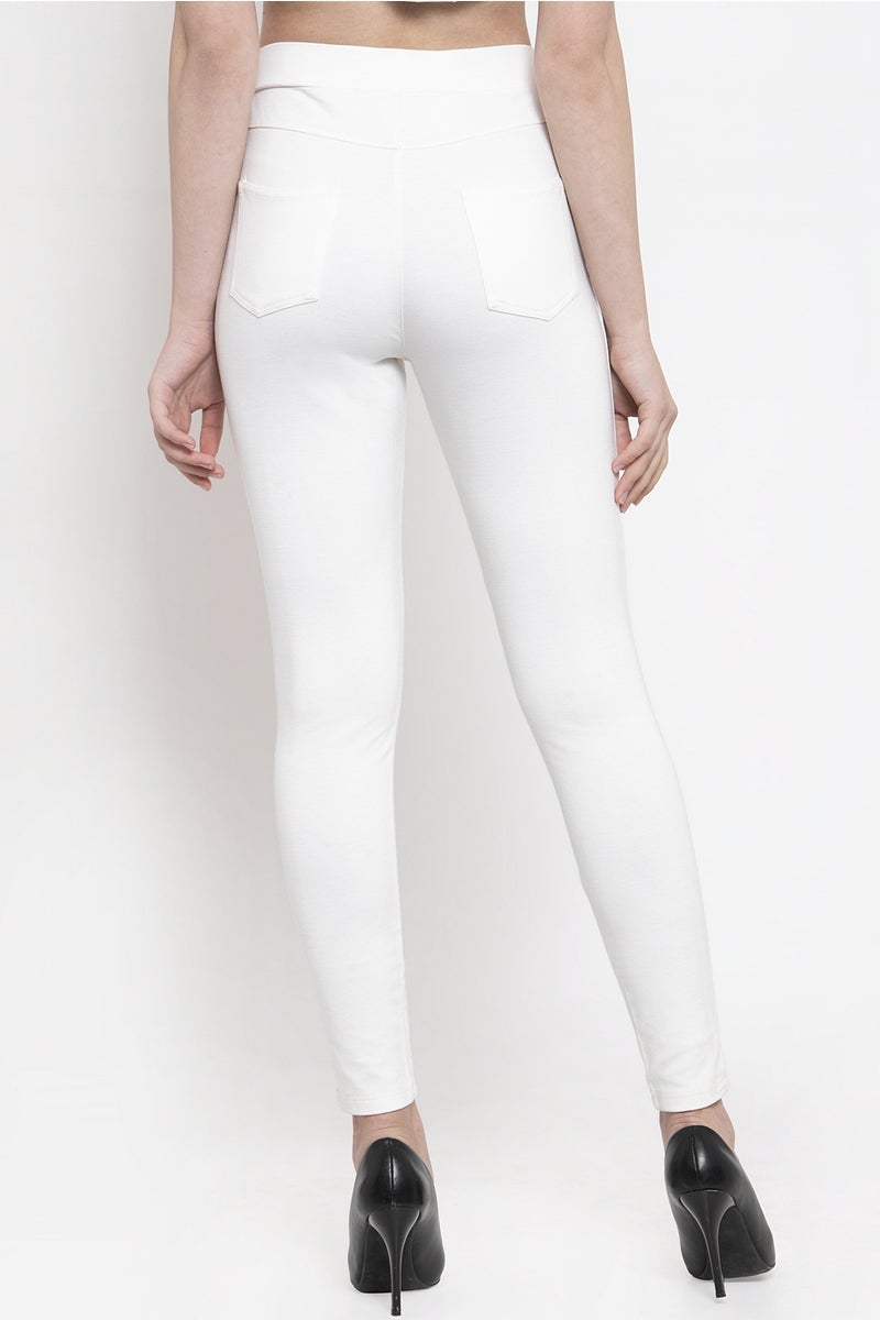 Gipsy Women White Jeggings