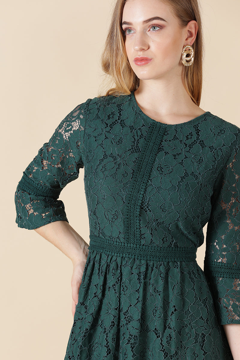 Gipsy Green polyester Dress