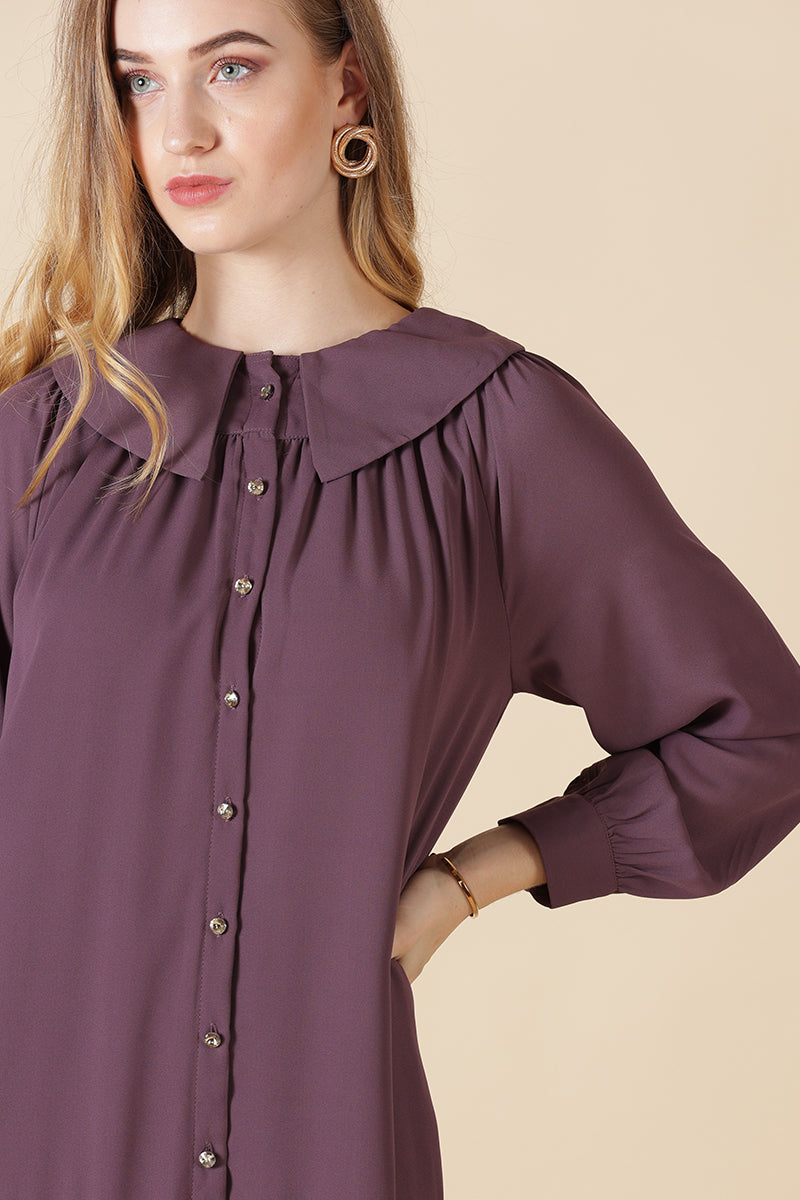 Gipsy Purple Georgette Dress
