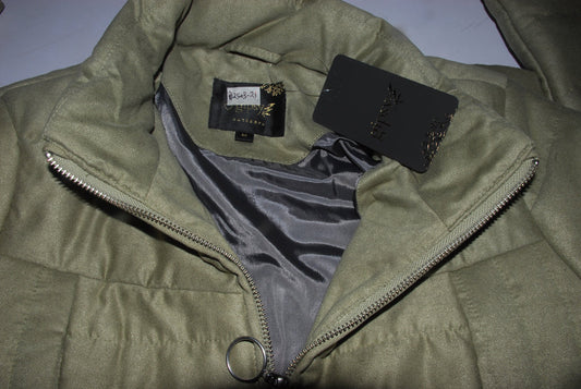 Gipsy Moss Green Suede Jacket