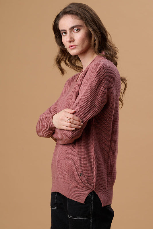 Gipsy Dusky Pink Acrylic Sweater