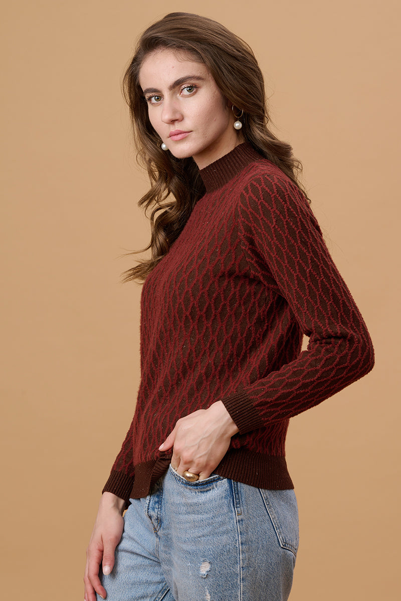 Gipsy Rust Acrylic Sweater