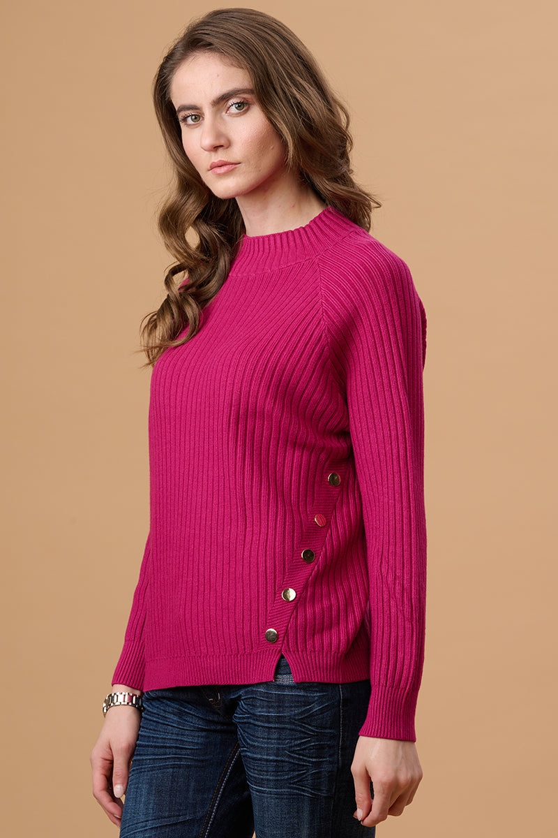 Gipsy Fuchsia Acrylic Sweater