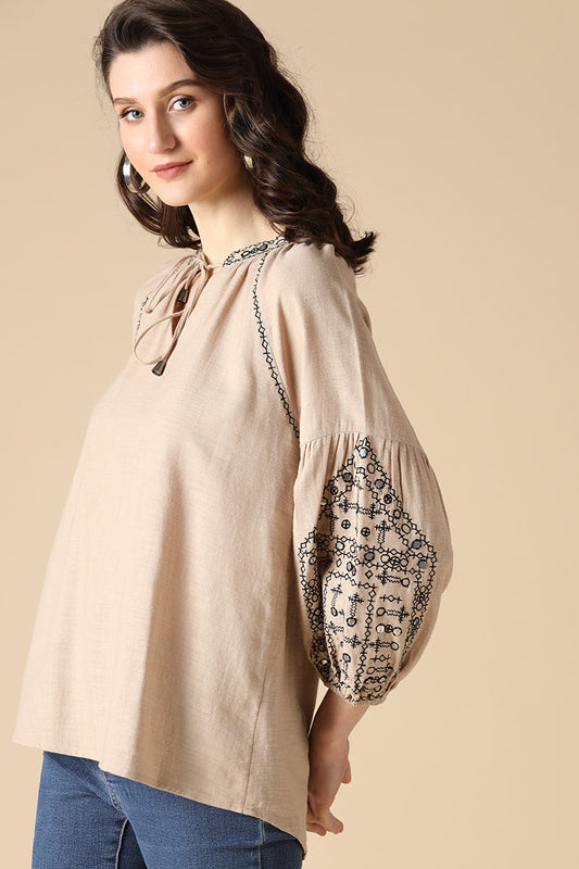 Gipsy Khaki Linen Tunic