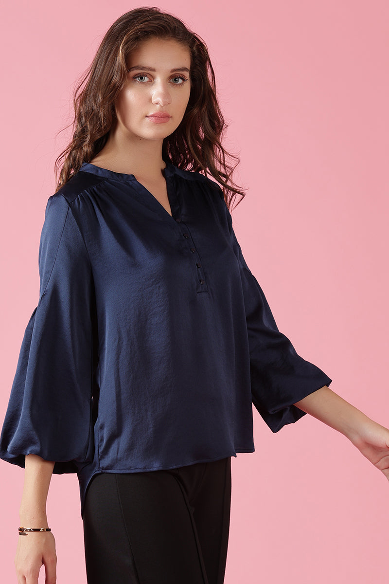 Gipsy Navy Georgette Tunic
