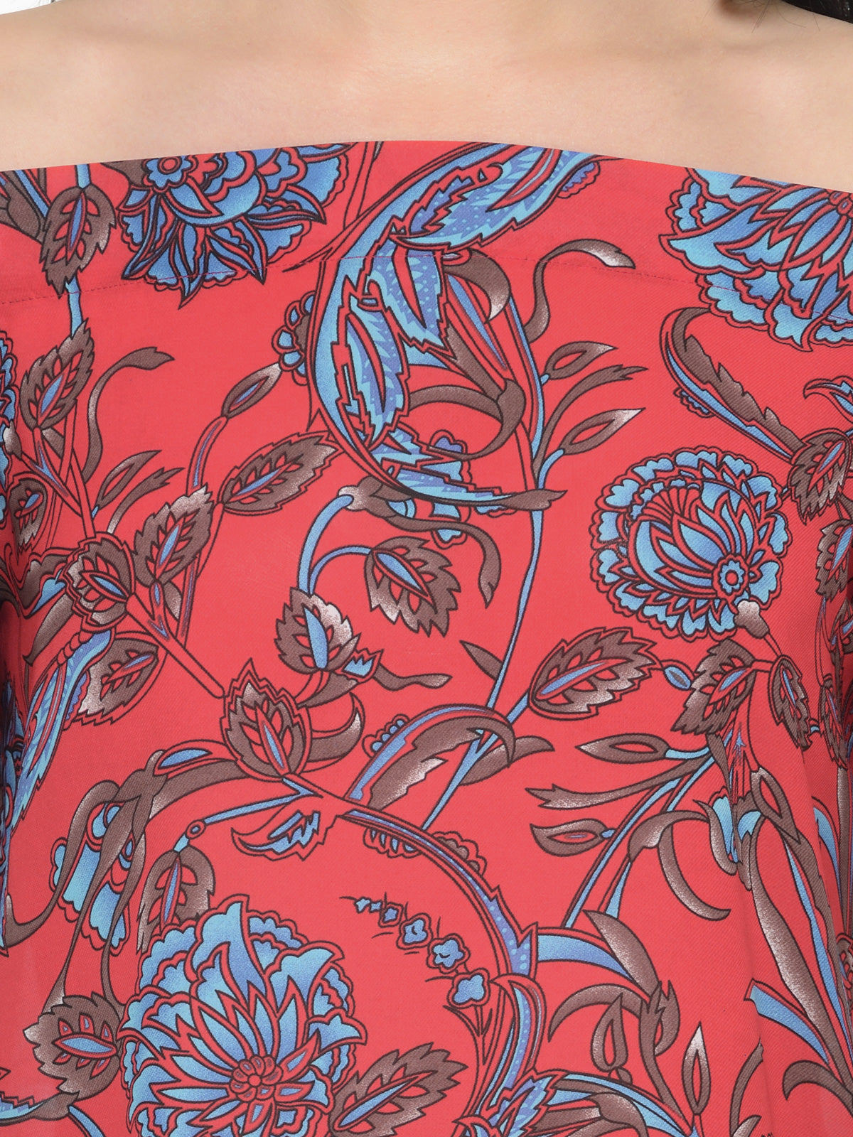 Gipsy Red Fashion Blouse