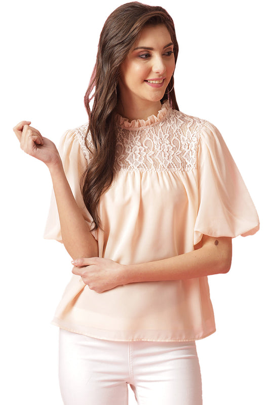 Gipsy Baby Pink Georgette Blouse