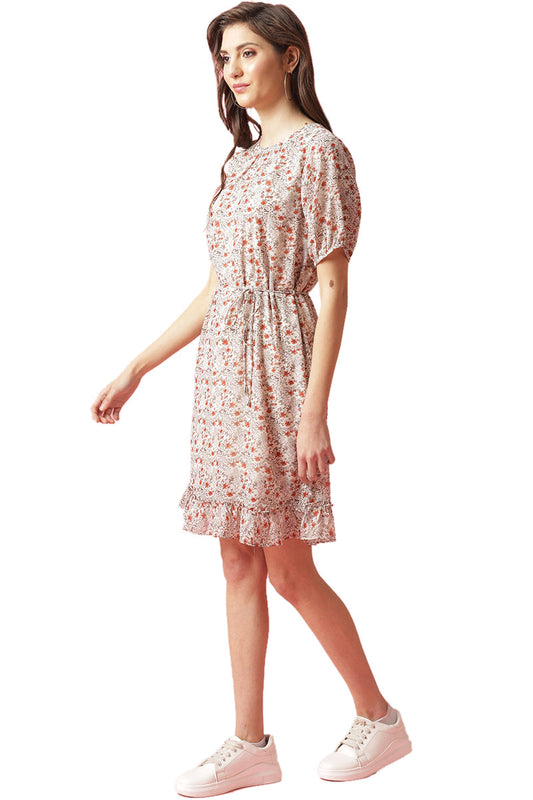 Gipsy Cream Georgette Dress