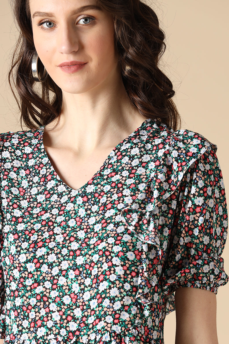 Gipsy Black Fashion Rayon Blouse