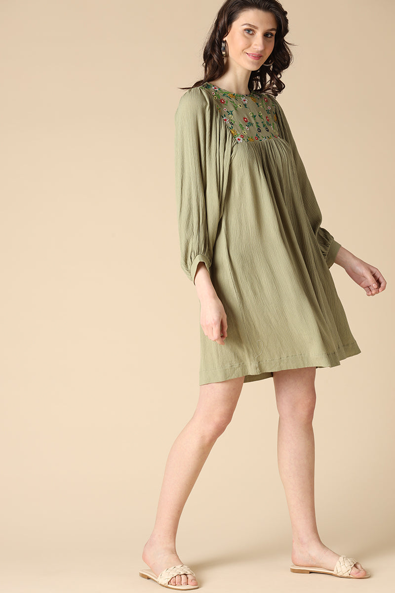 Gipsy Olive Fashion Poly Crepe Dresses