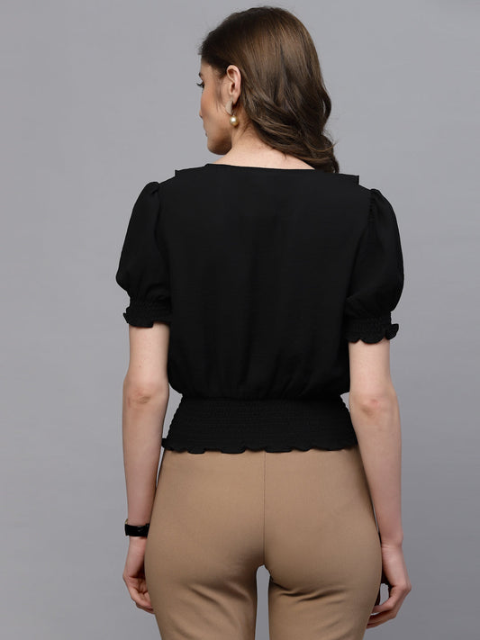 Gipsy Black Georgette Blouse