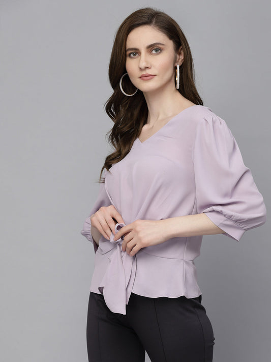 Gipsy Lavender Georgette Blouse