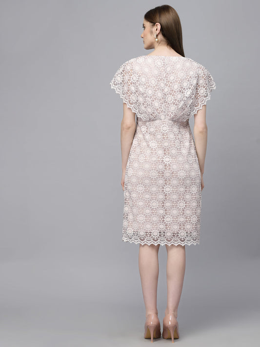 Gipsy Cream Net Fabric Dress