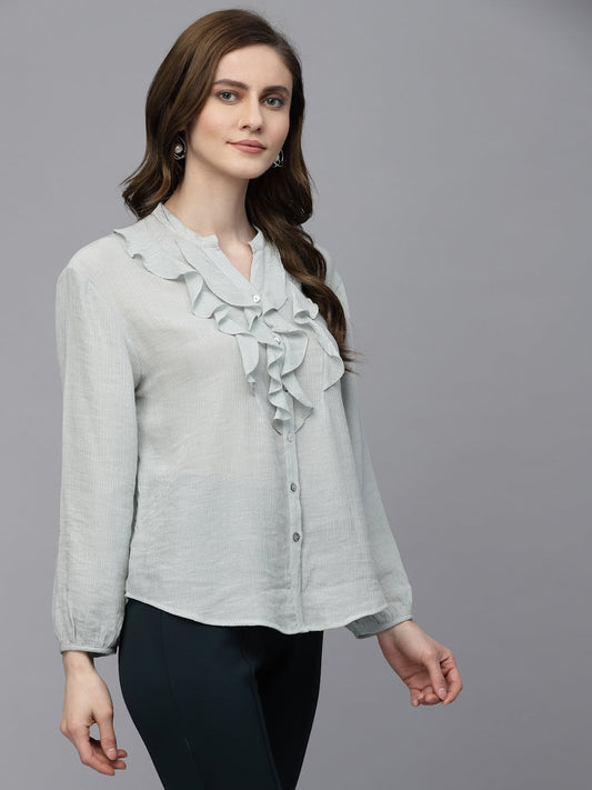 Gipsy Grey Polyester Tunic