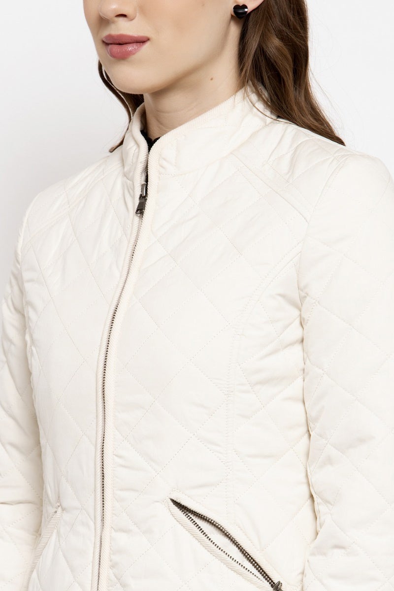 Gipsy Cream Self Designed Polyester/PU Jacket