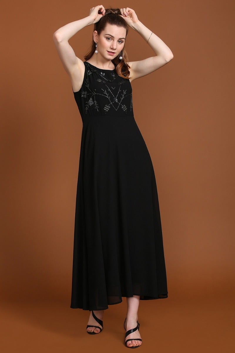 Elegant Black Party Dress