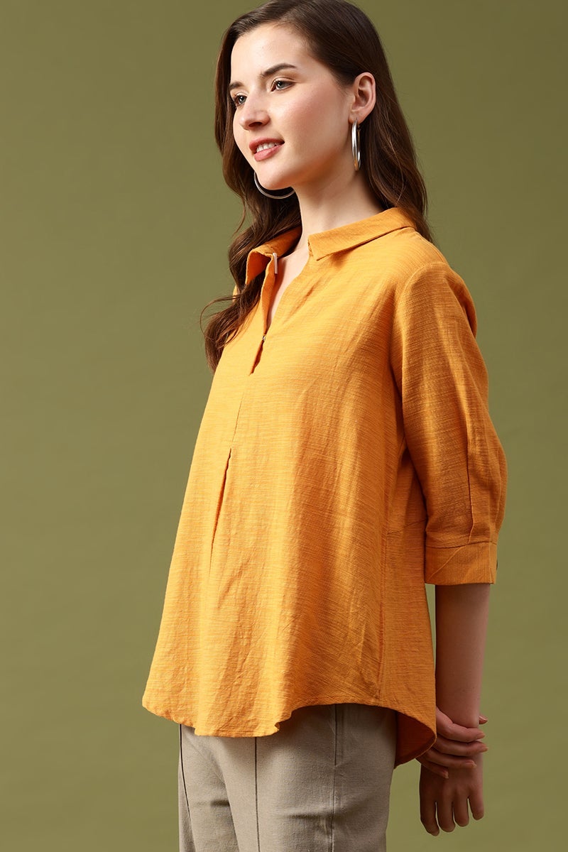 Gipsy Mango Solid Cotton Tunic