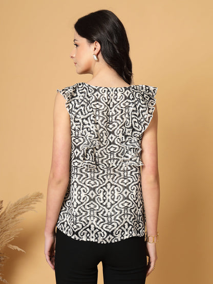 Gipsy Black Sleeveless Blouse
