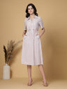 Gipsy Mocca Striped Cotton Dress