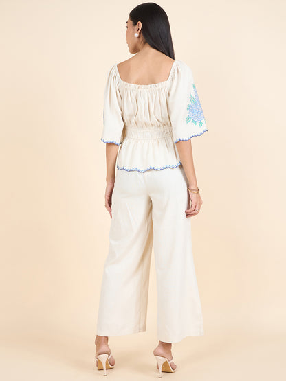 Gipsy Stylish Women Co-ord set Natural Collection.