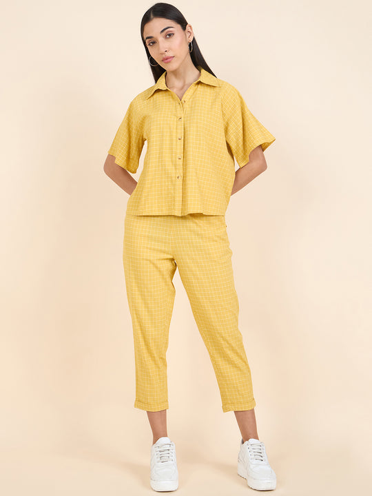 Gipsy Stylish Women co-ord set Summer Collection Yellow