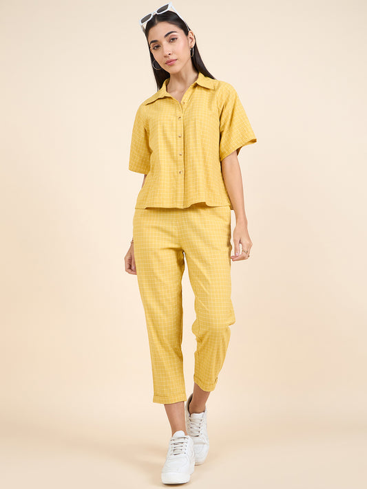 Gipsy Stylish Women co-ord set Summer Collection Yellow
