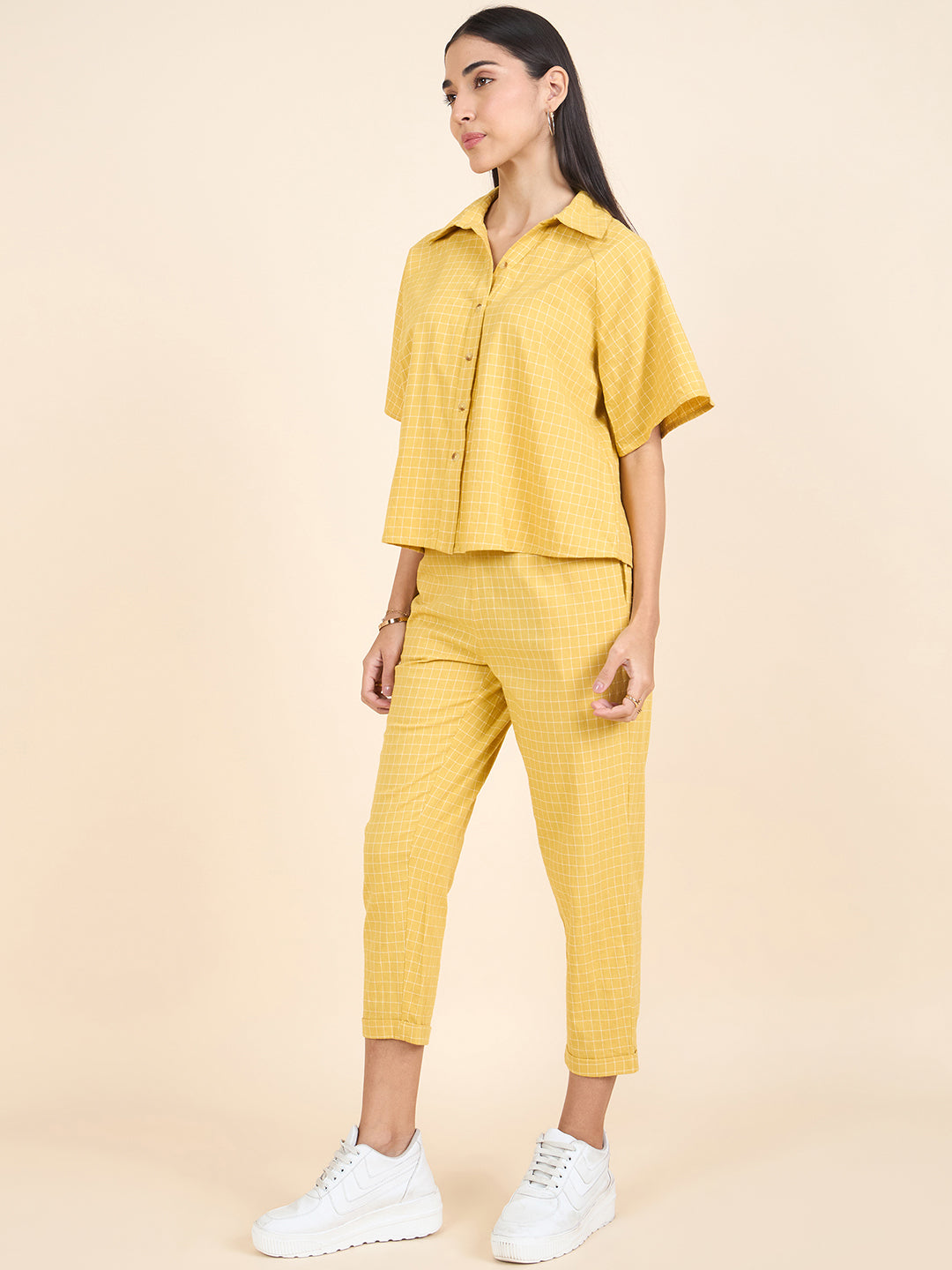 Gipsy Stylish Women co-ord set Summer Collection Yellow