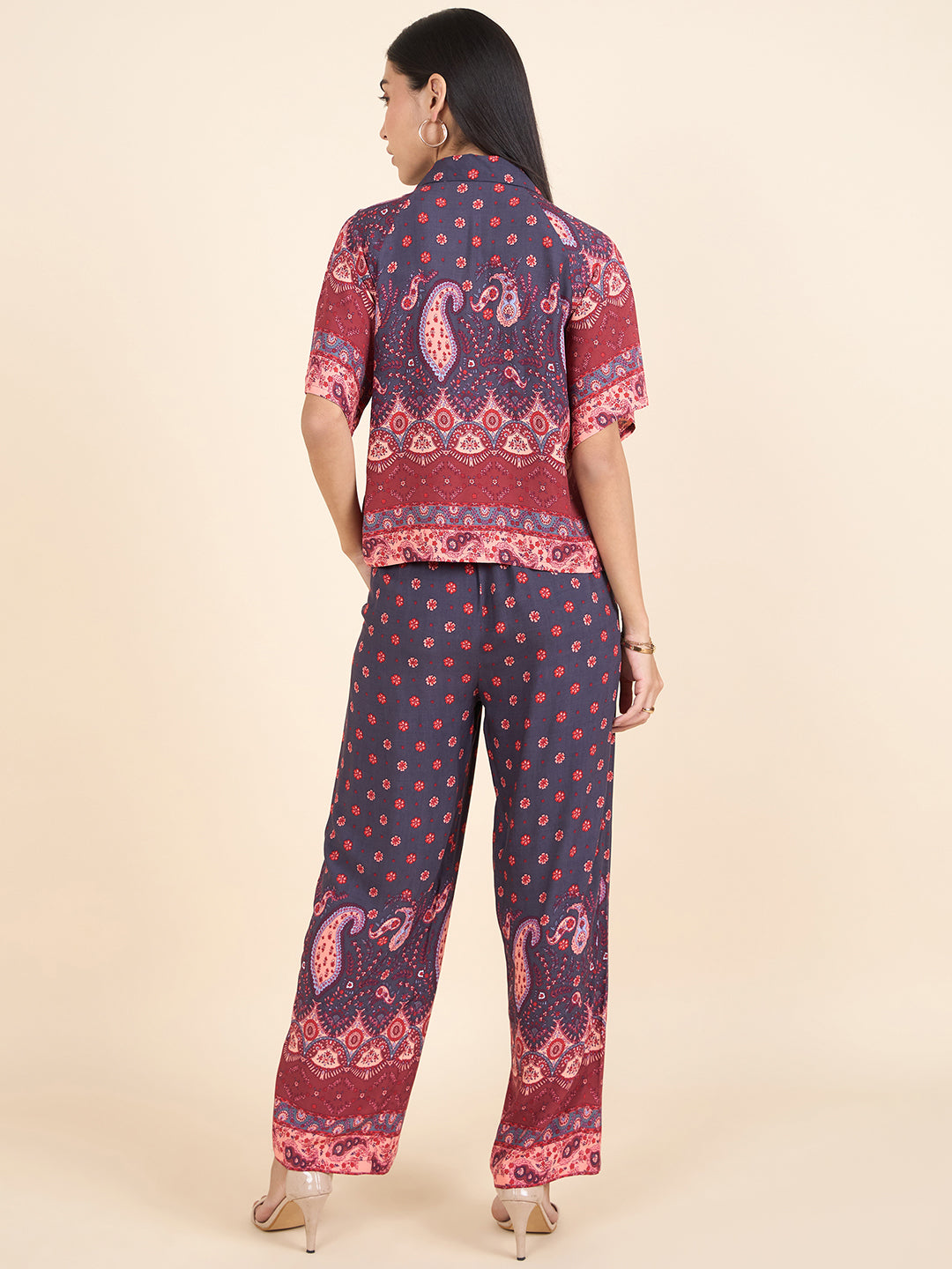 Gipsy Stylish Women co-ord set Summer Collection Purpple