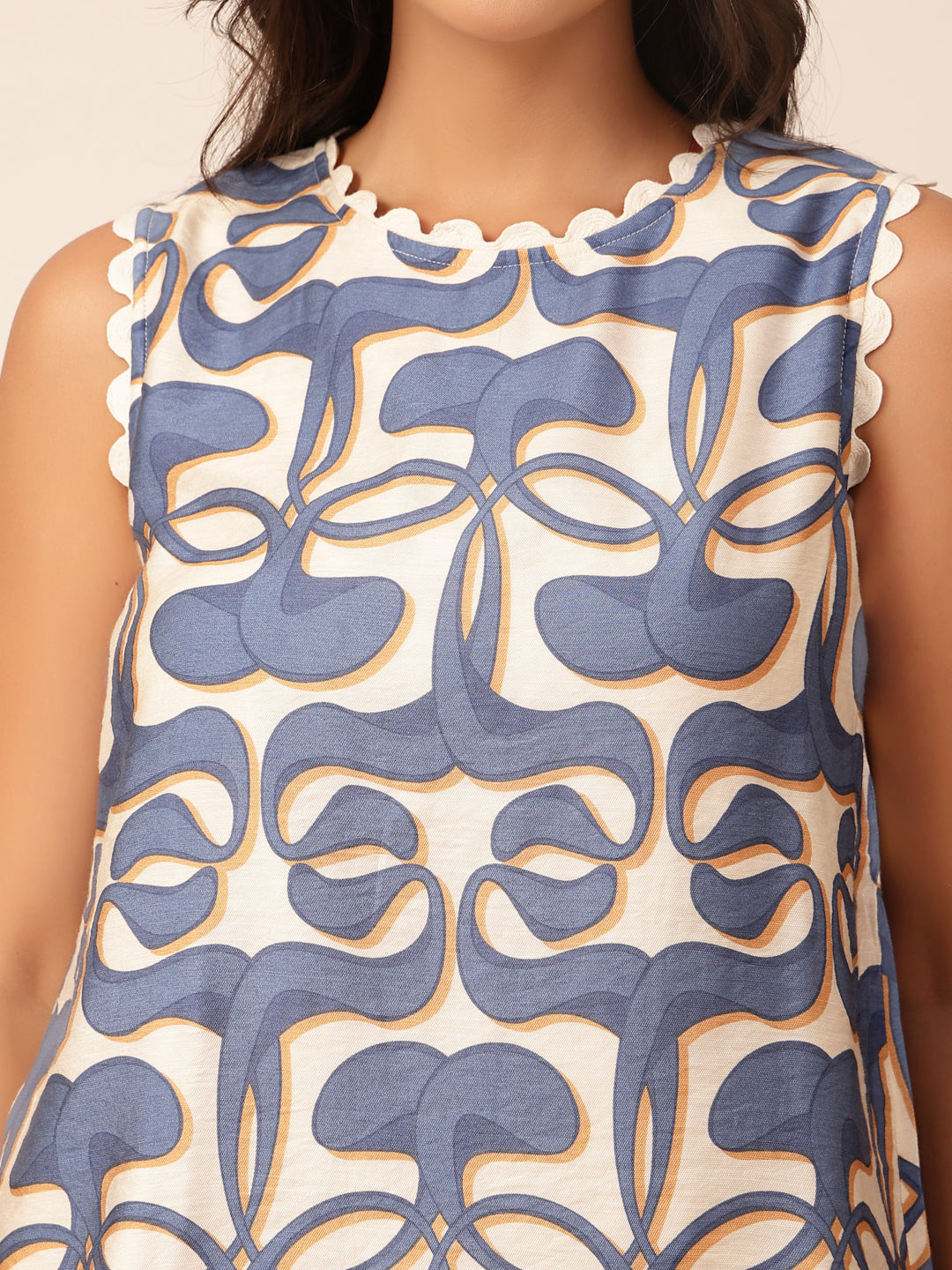 Gipsy Blue Rayon Printed Co-ord Set
