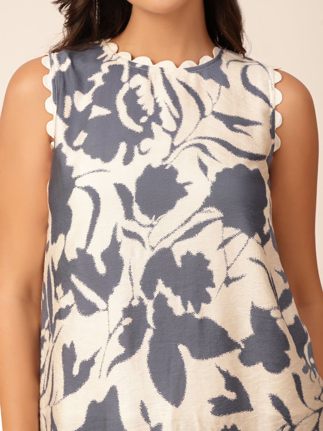 Gipsy Blue Printed Viscose Co-ord Set