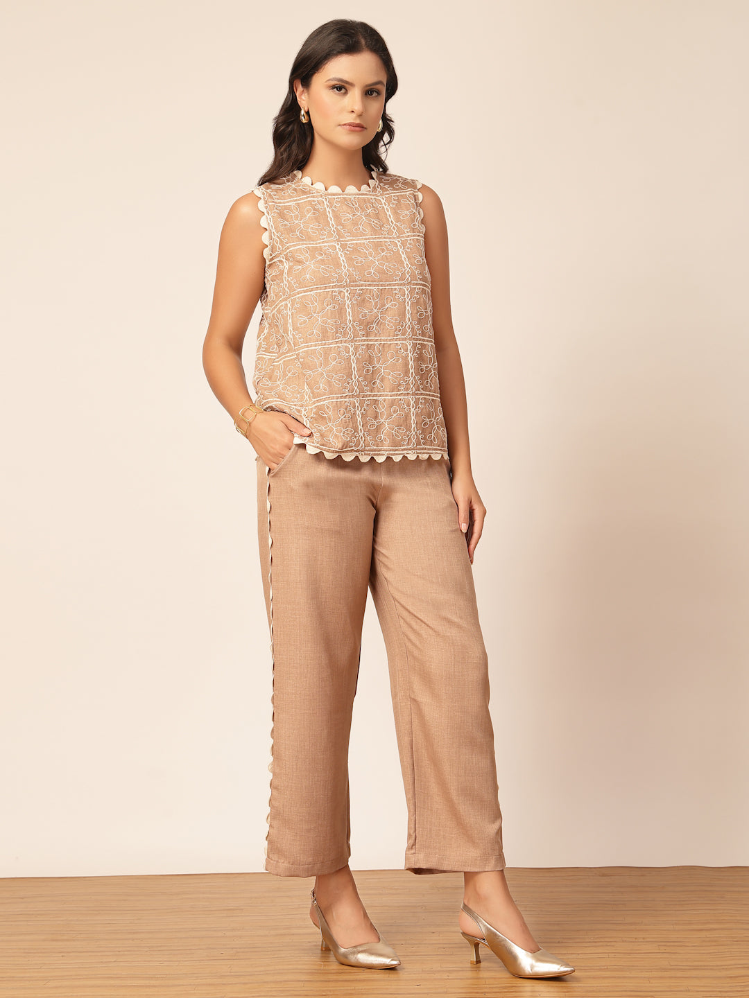 Gipsy Tan Polycotton Co-ord Set