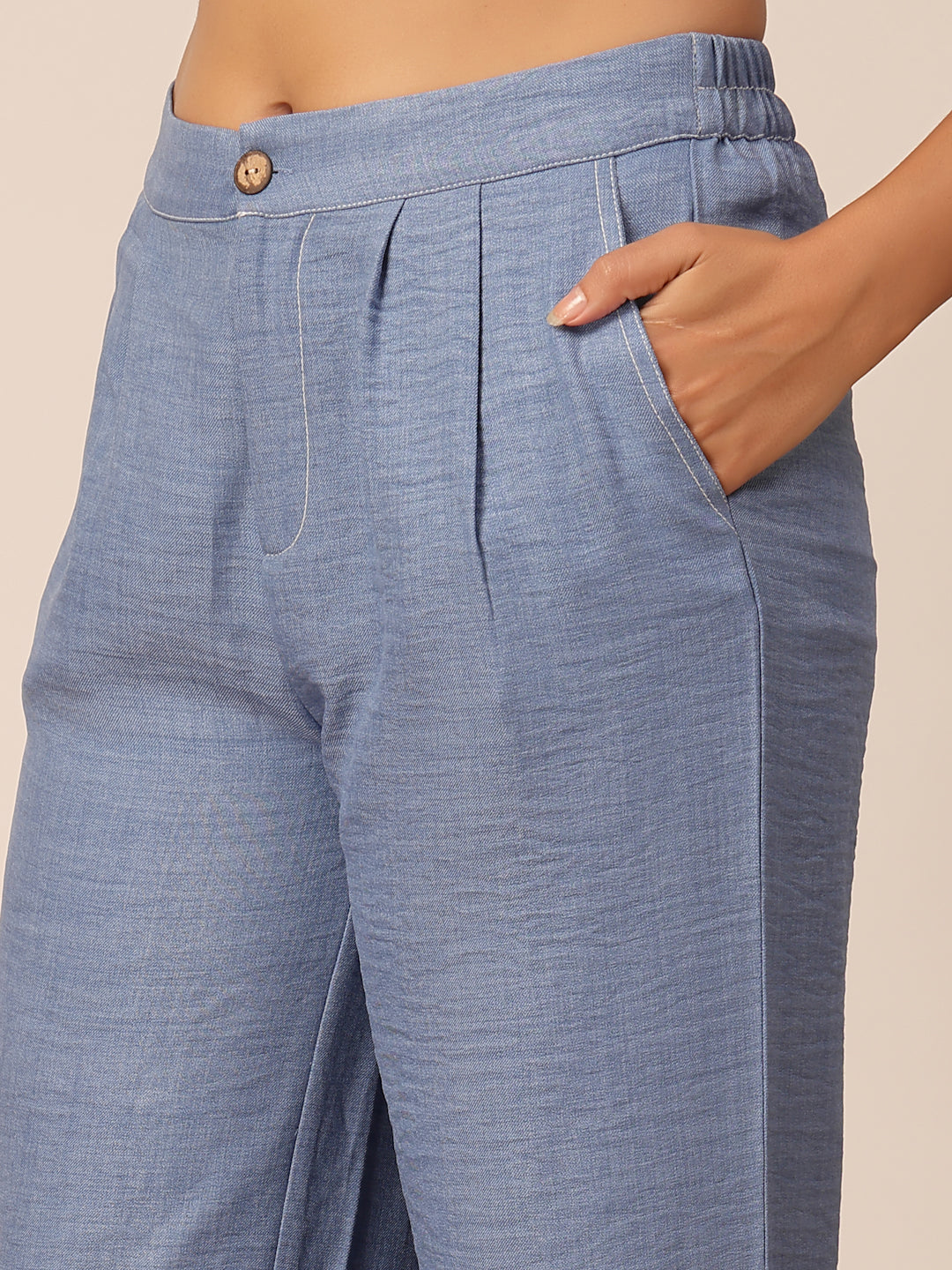 Gipsy Blue Viscose Co-ord Set