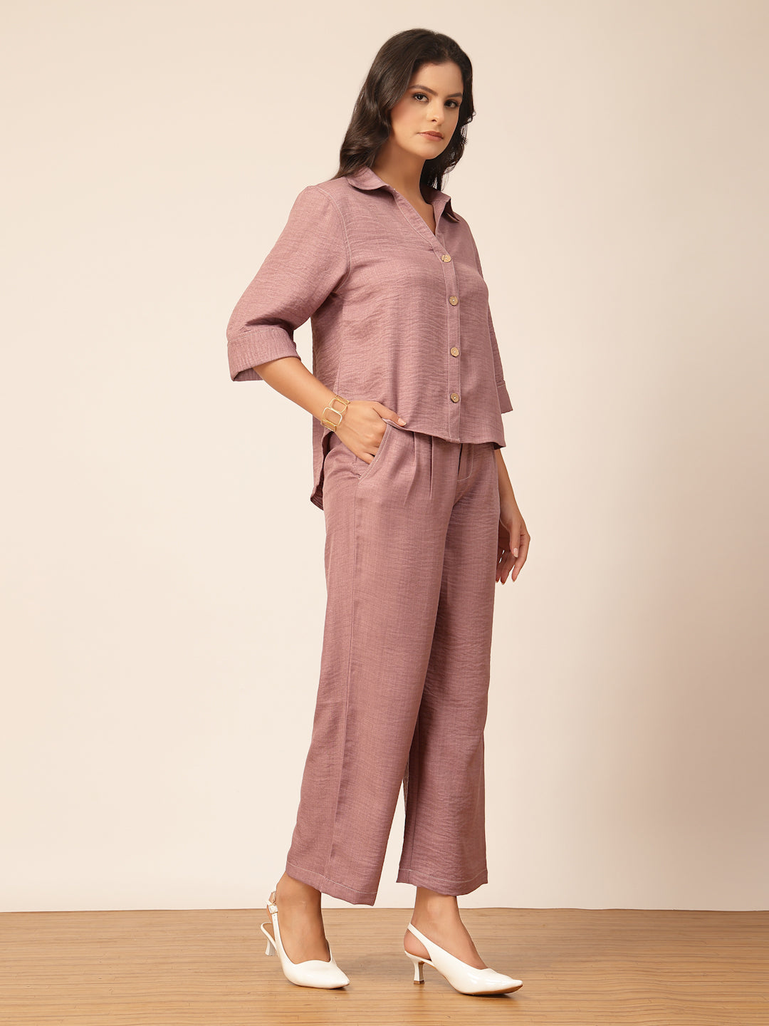 Gipsy Mauve Viscose Co-ord Set