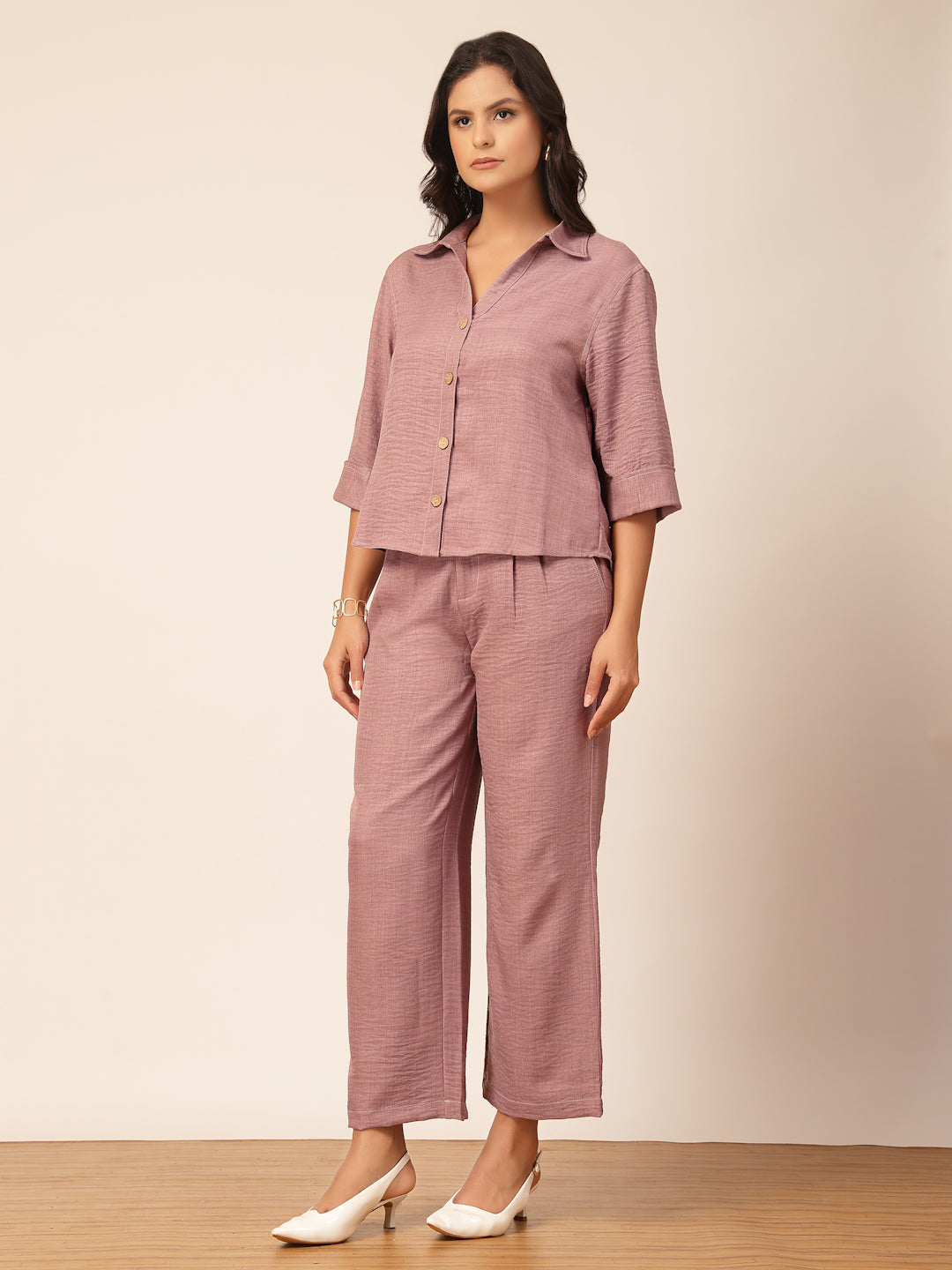Gipsy Mauve Viscose Co-ord Set