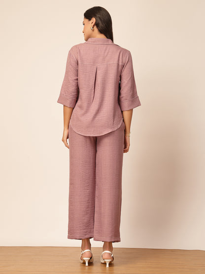 Gipsy Mauve Viscose Co-ord Set