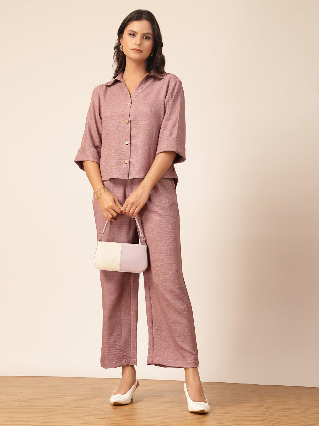 Gipsy Mauve Viscose Co-ord Set