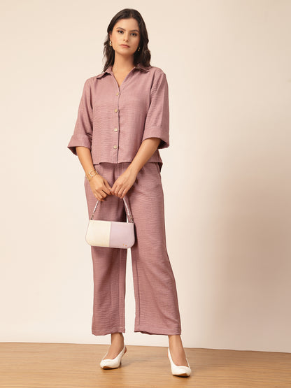 Gipsy Mauve Viscose Co-ord Set