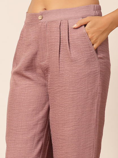 Gipsy Mauve Viscose Co-ord Set