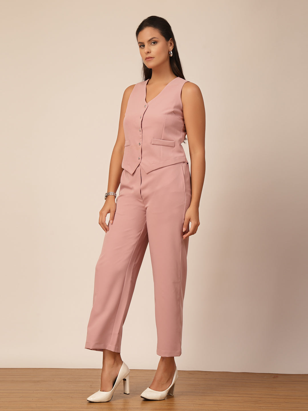 Gipsy Dusky Pink Viscose Co-ord Set
