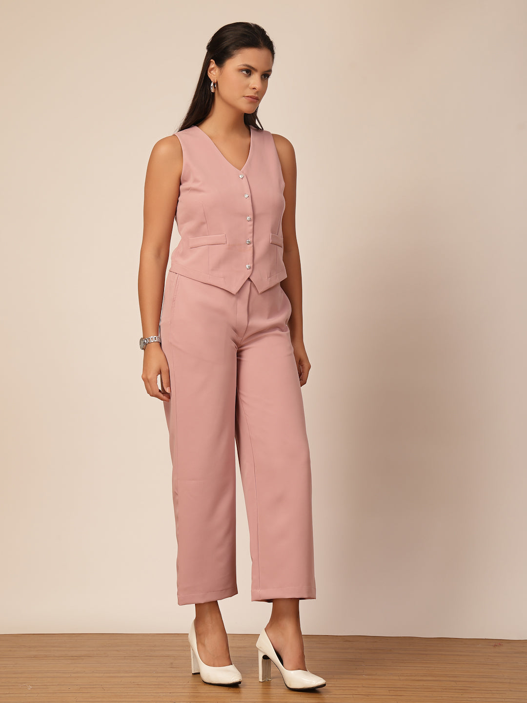 Gipsy Dusky Pink Viscose Co-ord Set