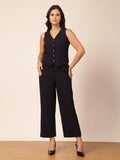 Gipsy Navy Viscose Co-ord Set
